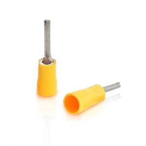 Electric Pin End Terminal with Nylon Insulated for Electrical Projects - Cable Insulated Electrical Pin Lug Connector Terminal