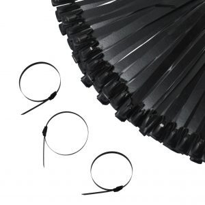 Stainless Steel Coated Cable Ties (Pack of 100 Pcs)