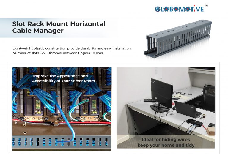 22 Slot Cable Rack Mount (Pack of 1) – Globomotive Shop